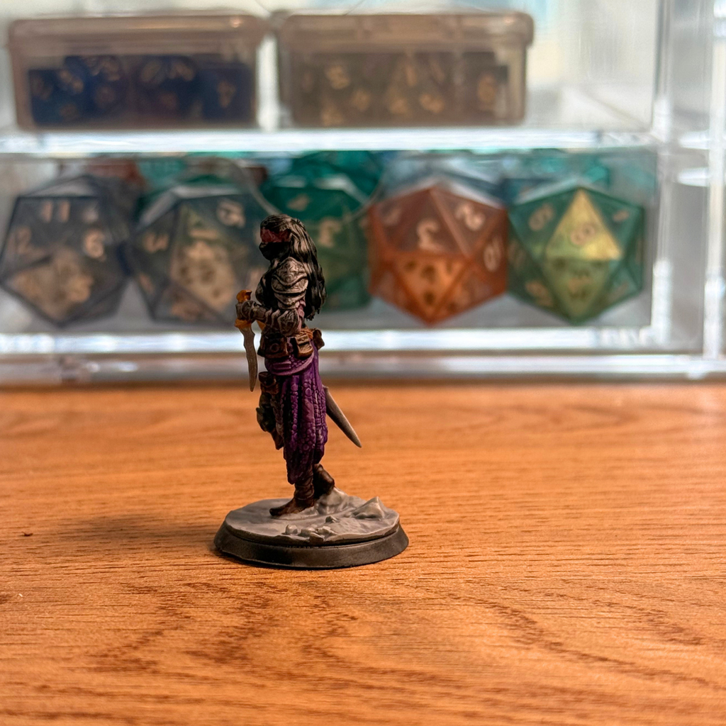 Female Drow · PC Painted Mini · 32mm