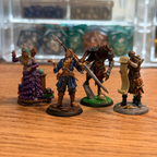 4 Pack Hand-Painted Villain & NPC Set · ~25mm