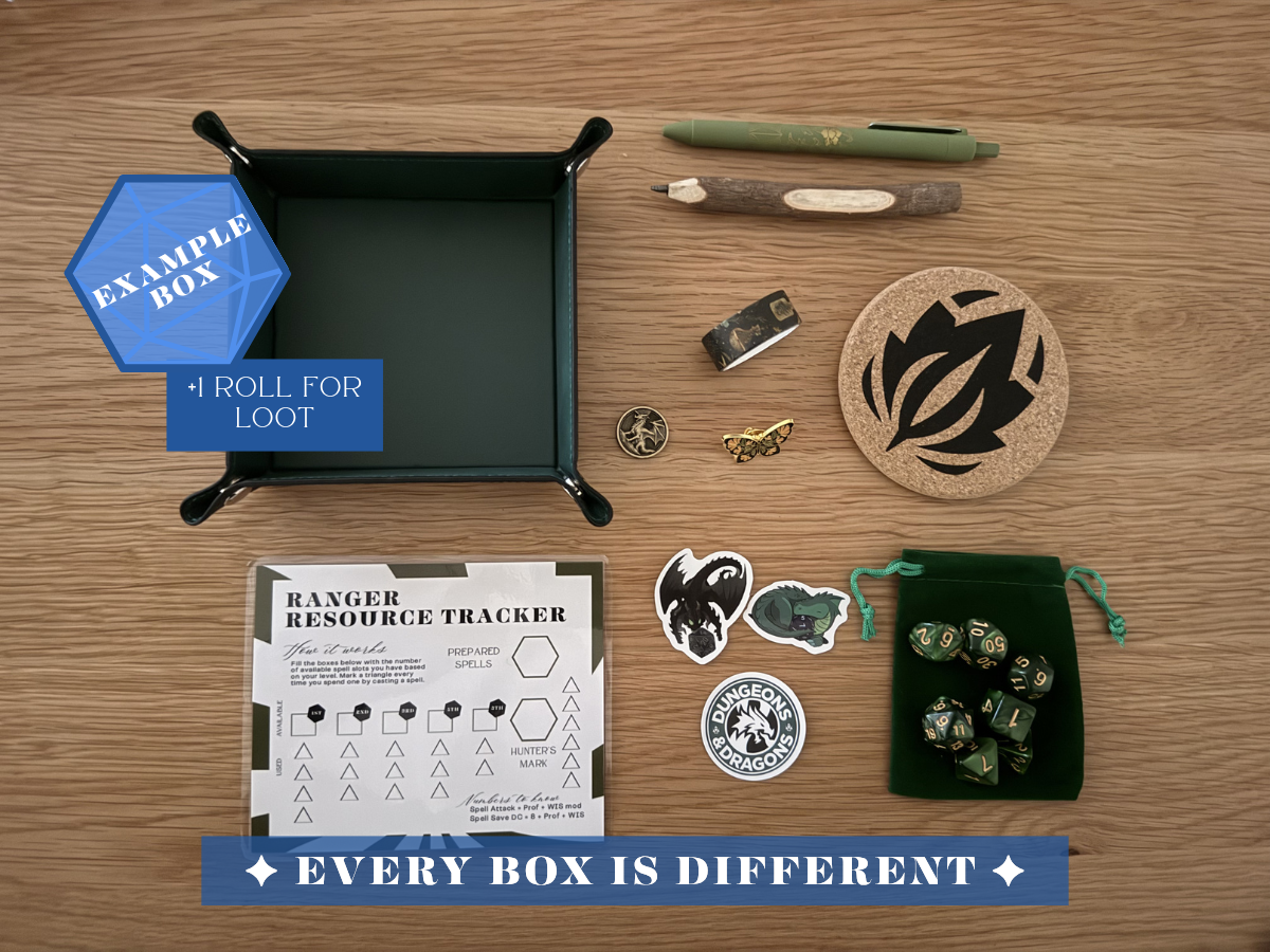Adventurer's Satchel  ·  Mystery DND Box
