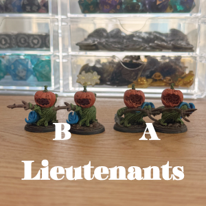 Pumpkin Army Mini Set · Pumpkin Lord, Lieutenants, and Minis · 28mm