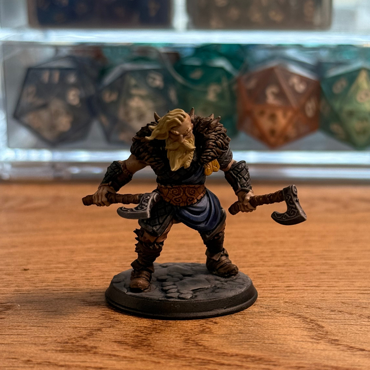 Male Human or Dwarf Barbarian · PC Painted Mini · 32mm
