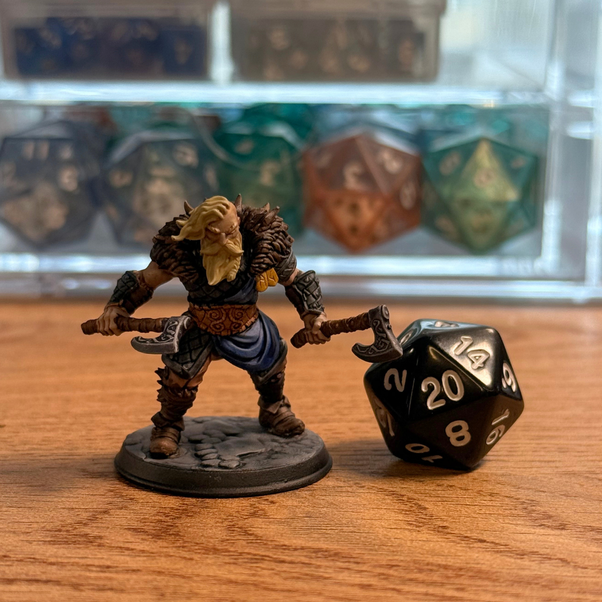 Male Human or Dwarf Barbarian · PC Painted Mini · 32mm