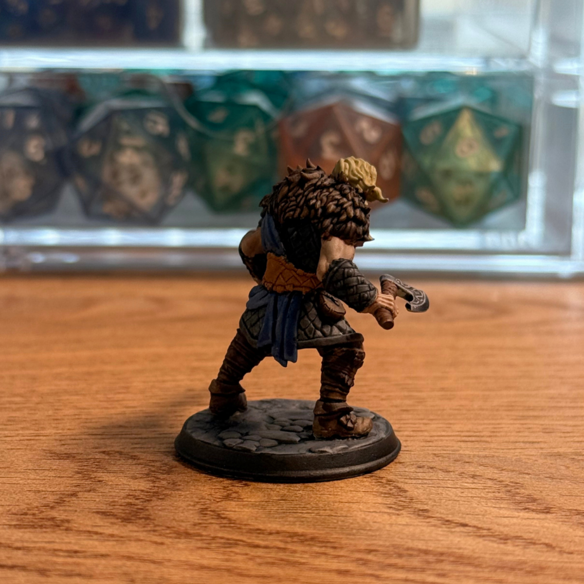 Male Human or Dwarf Barbarian · PC Painted Mini · 32mm