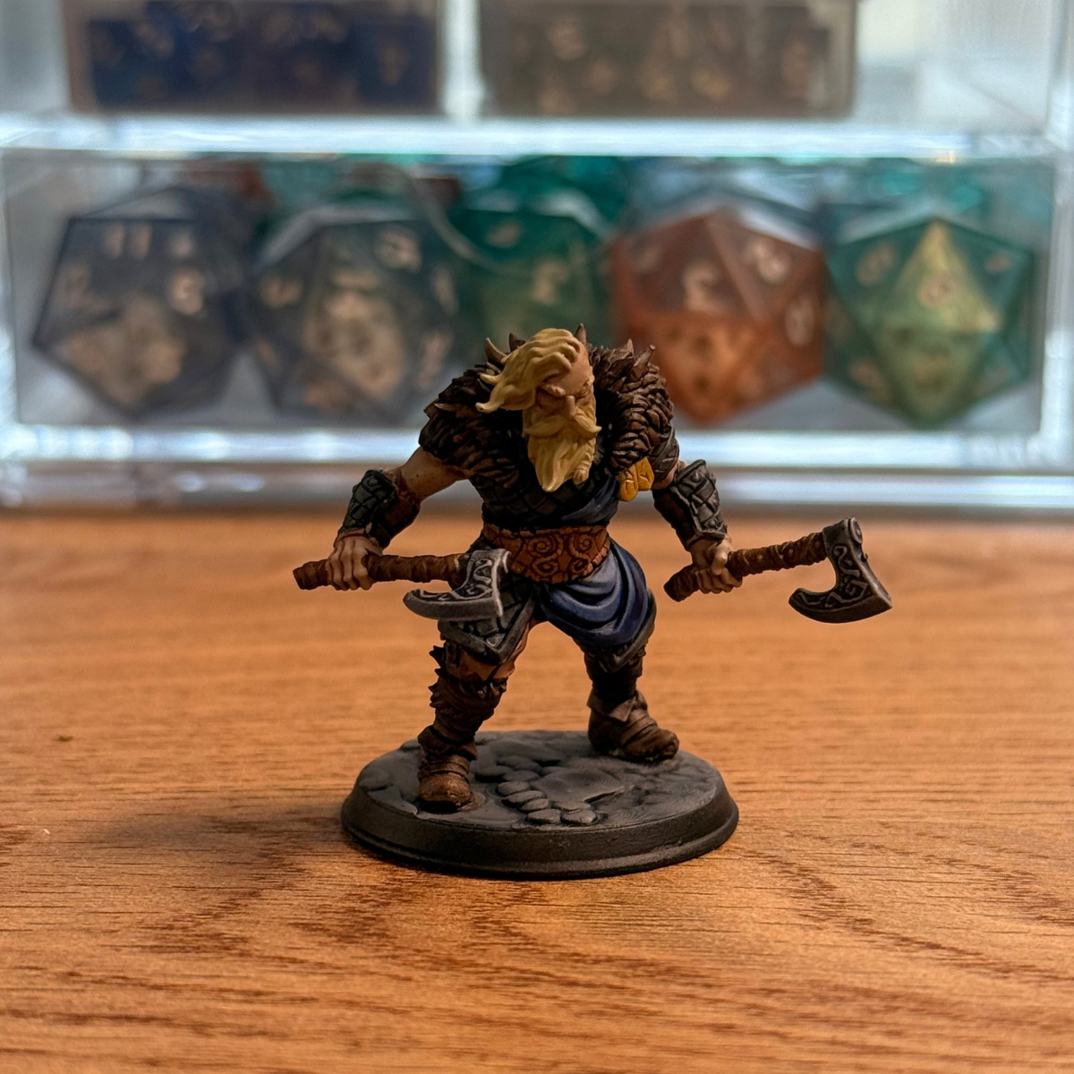 Male Human or Dwarf Barbarian · PC Painted Mini · 32mm