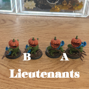 Pumpkin Army Mini Set · Pumpkin Lord, Lieutenants, and Minis · 28mm
