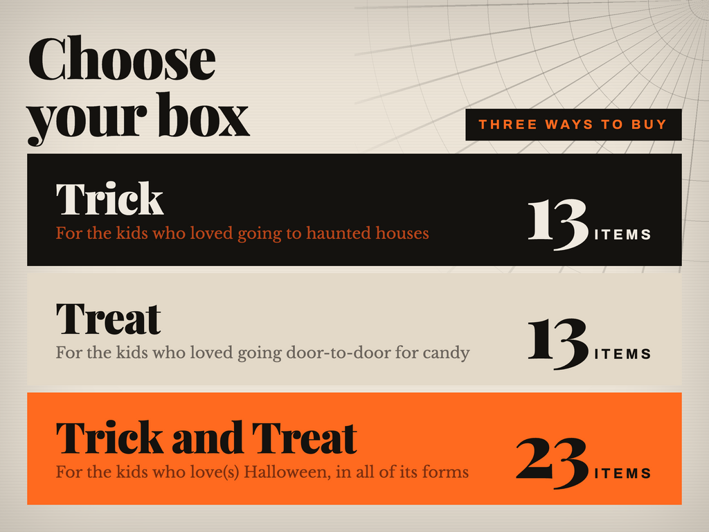 SPOOKY SZN · Seasonal Boxes