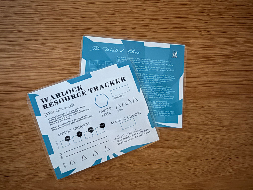 DND Resource Tracker Card