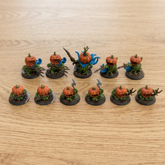 Pumpkin Army Mini Set · Pumpkin Lord, Lieutenants, and Minis · 28mm