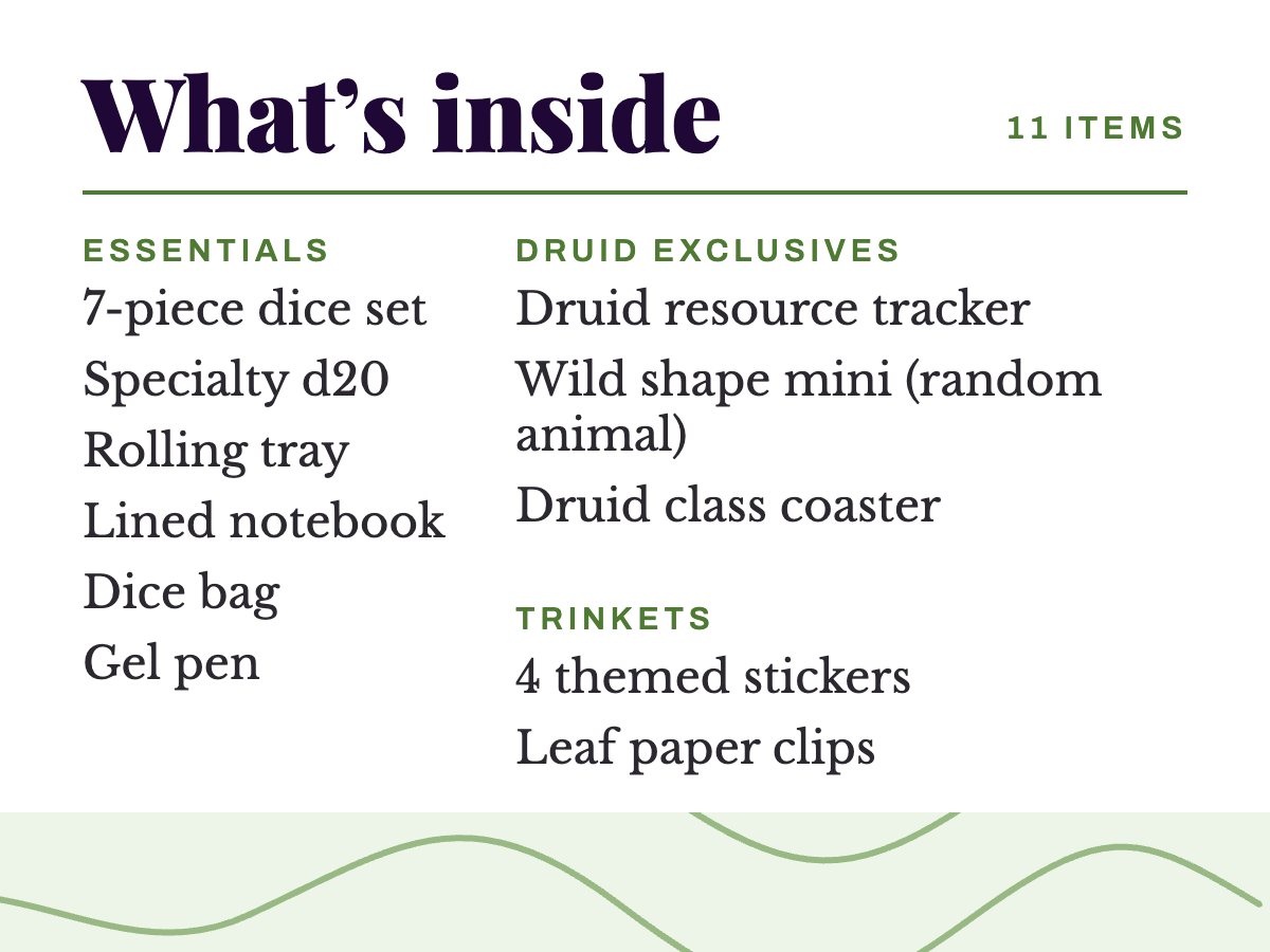 Druid Class Kit
