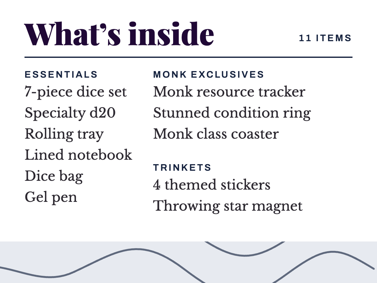 Monk Class Kit