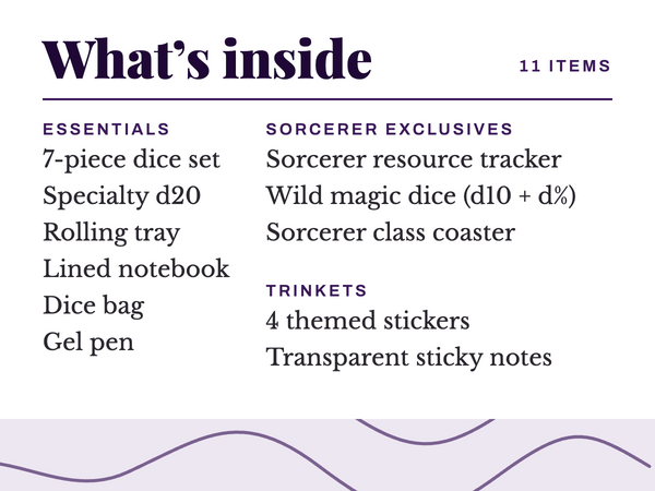 Sorcerer · Class Starter Kit