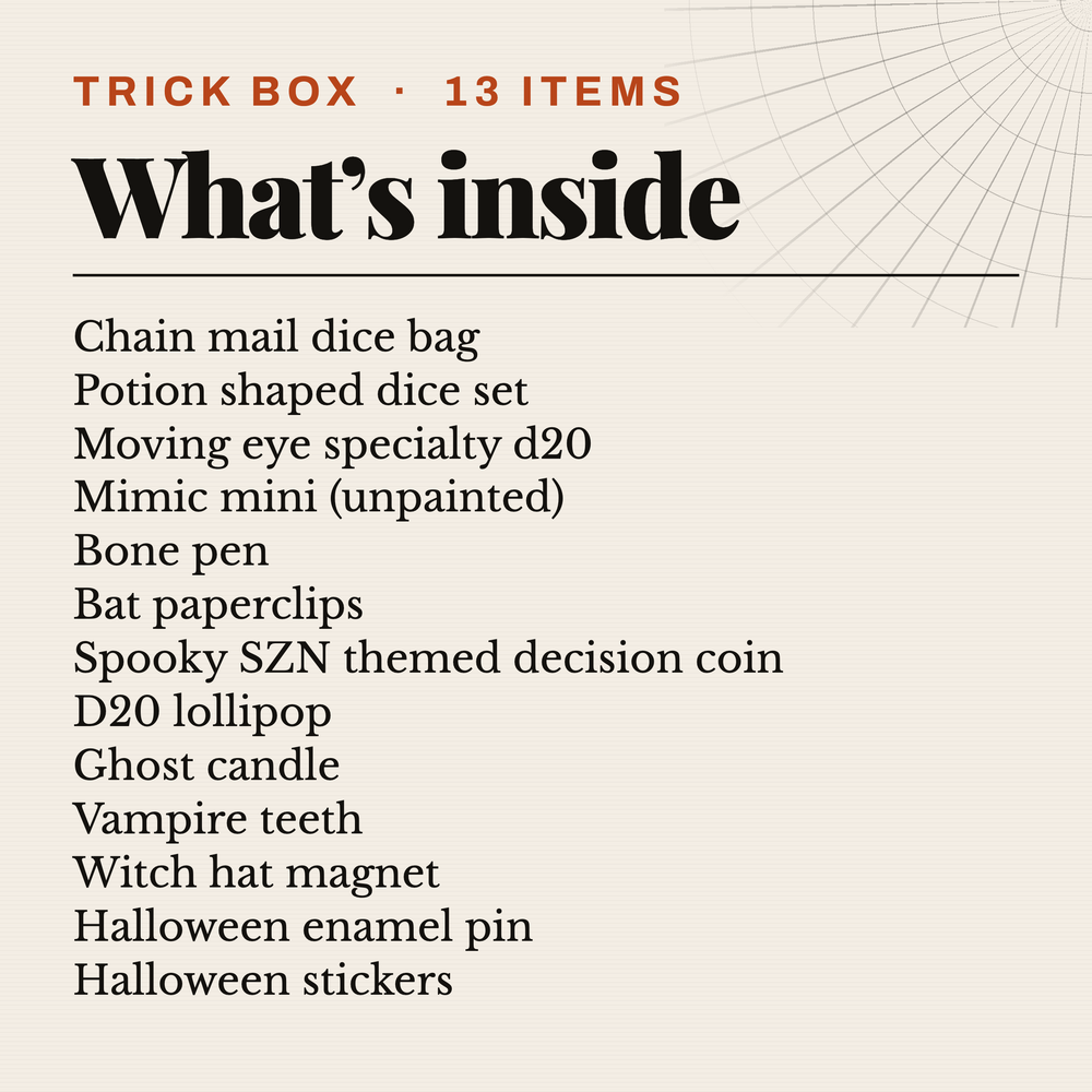 SPOOKY SZN · Seasonal Boxes